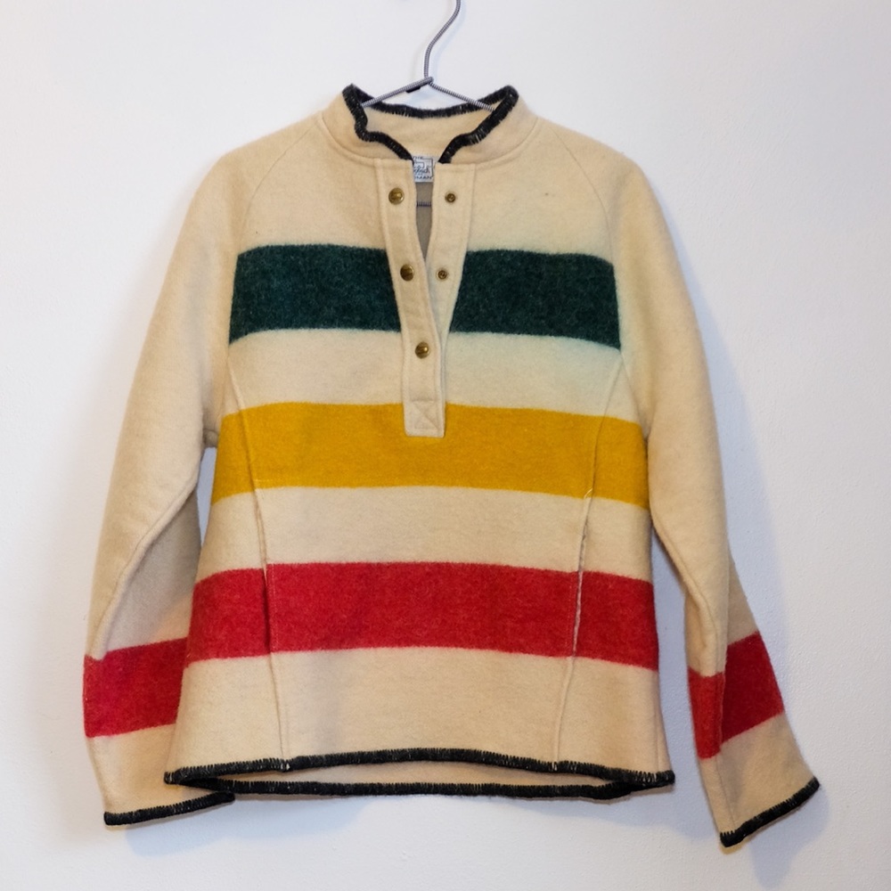 SOLD Wool rich Hudson Bay pullover - Picture 6 of 7